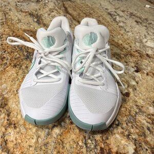 Women’s Nike White and Green Sneakers